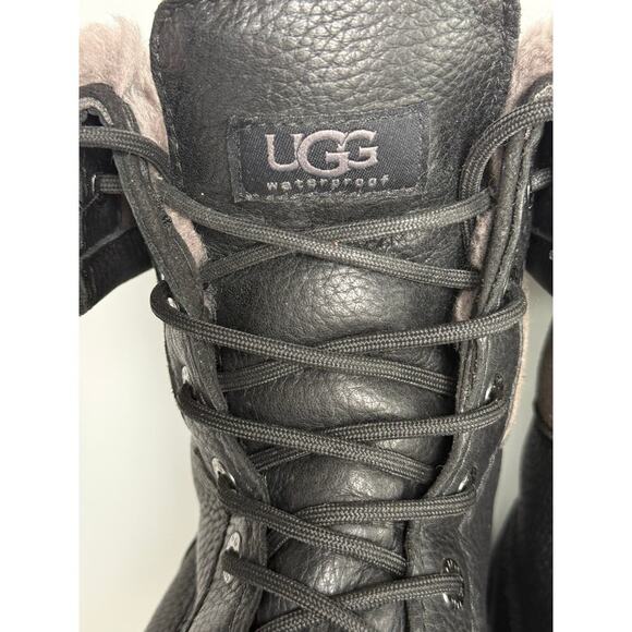 UGG Women's Adirondack III Boot Wool Insulation Womens Size 7 Black - Picture 6 of 9